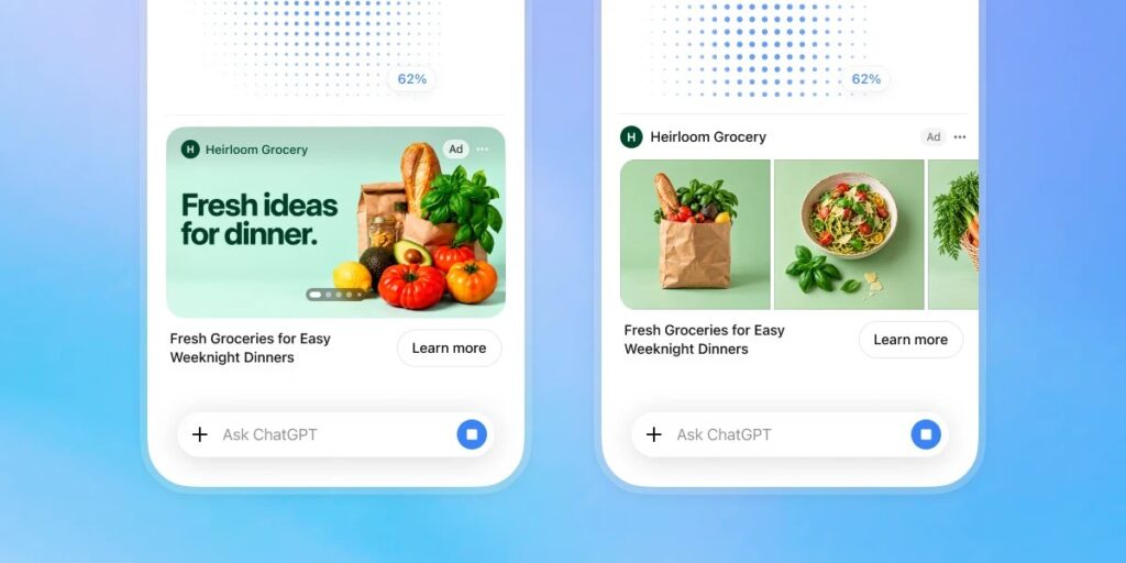 OpenAI wprowadza reklamy wizualne do ChatGPT