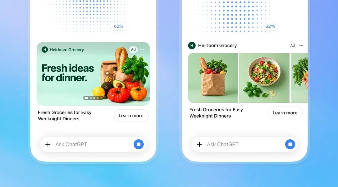 OpenAI wprowadza reklamy wizualne do ChatGPT