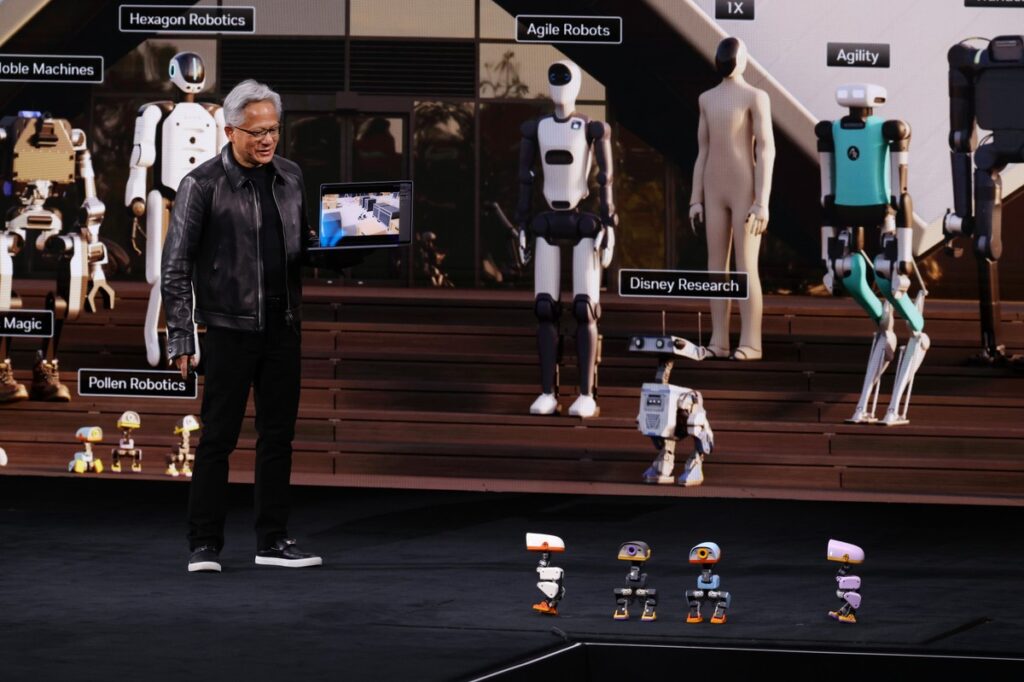 Nvidia pokazała robota AI – chodzi kaczym krokiem i wykonuje salta