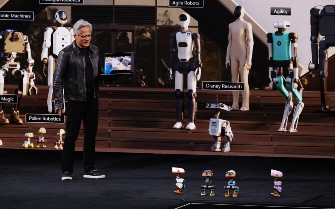 Nvidia pokazała robota AI – chodzi kaczym krokiem i wykonuje salta