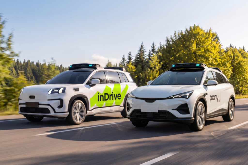 inDrive planuje testy robotaksówek Pony.ai w Kazachstanie w 2027 roku