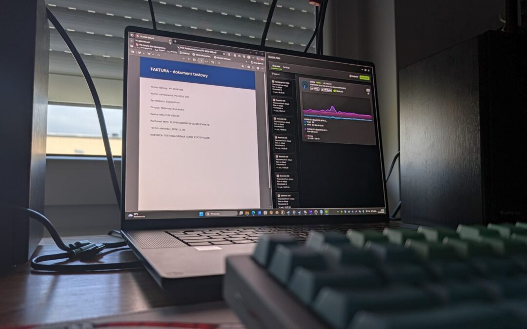 Lokalne AI w firmie – test laptopa z NVIDIA RTX Spark N1X