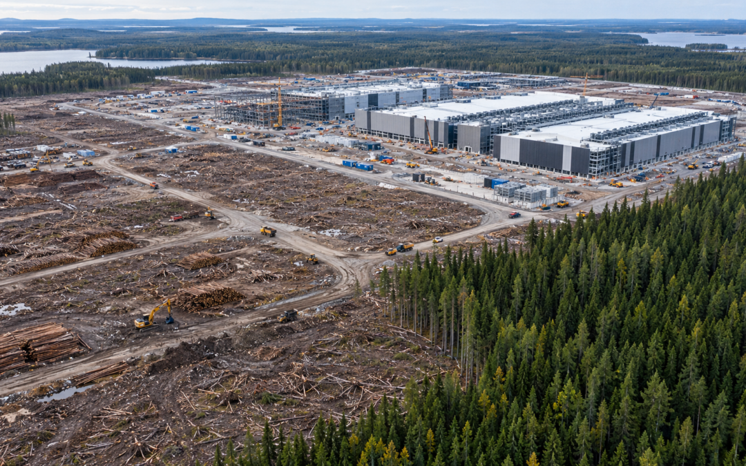 Google wyciął 250 000 drzew pod centra danych AI w Finlandii