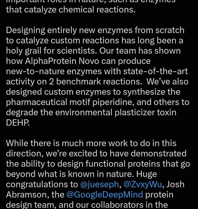 DeepMind zaprojektował enzymy AI: 99× skuteczniejsze i rozkładają plastik